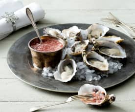 Oysters Mignonette