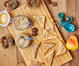 Composta di castagne, pere e vaniglia