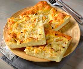 Focaccia mit Zwiebeln