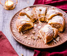 Gâteau des rois sans gluten, à la fleur d'oranger et aux amandes