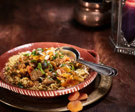 Lamb Tagine with Apricots and Honey