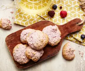 Cookies aux fruits rouges