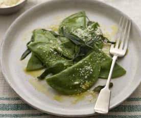 Spinach and Ricotta Ravioli