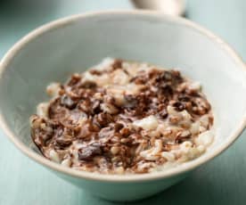 Marbled Chocolate Risotto