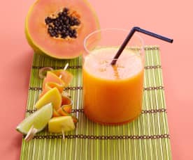 Nectar de papaye, mangue et orange