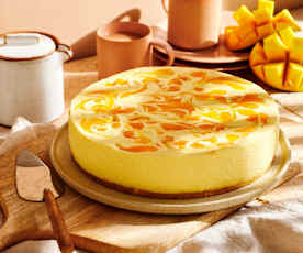 No-bake mango cheesecake