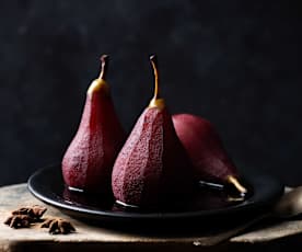 Slow-cooked Pears in Red Wine