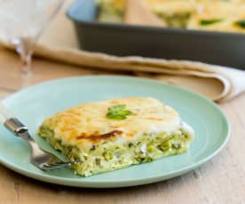 Ricotta, Mint and Courgette Lasagne