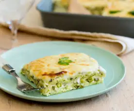 Ricotta, Mint and Courgette Lasagne
