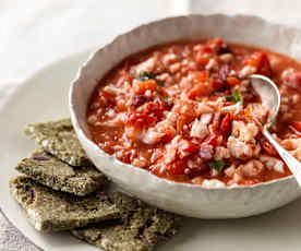 Zuppetta di pomodoro e peperone