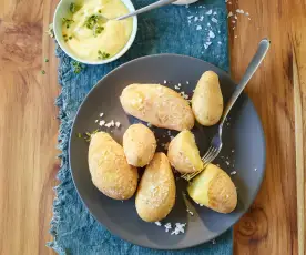Kanarische Runzelkartoffeln mit Meersalz
