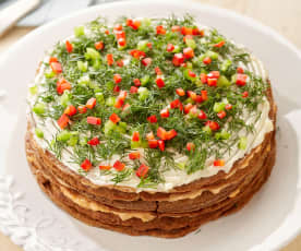 Gemüse-Leber-Kuchen