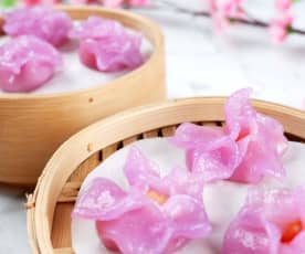 Cherry Blossom Steamed Dumplings 