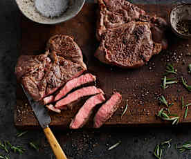 Sous-vide côte de bœuf, désossée