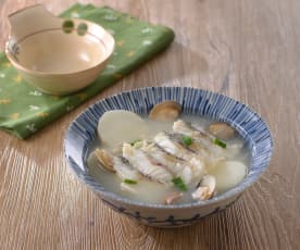 山藥鮮魚蛤蜊湯