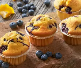 Muffin ai frutti di bosco (senza lattosio)