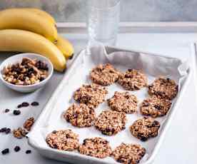 Wegańskie ciastka bananowe