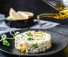 Tartare de daurade à la vanille