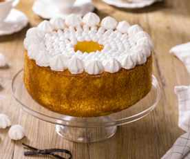 Chiffon cake alla vaniglia