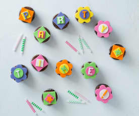 Alphabet cupcakes