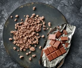 Chocolate con leche rallado grueso (70-100 g)