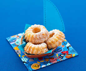 Mini savarins aux pêches