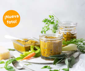 Concentrado de caldo de verduras