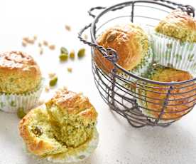 Muffins pistou/pistache