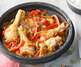 Poulet basquaise