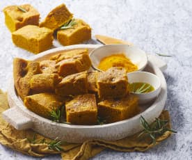 Focaccia alla curcuma