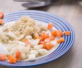 Fetakäse-Gemüse-Sauce