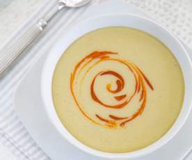 Red lentil soup with cumin