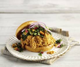 BBQ Pulled Jackfruit with Coleslaw