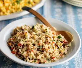 Rice Salad with Vegetables
