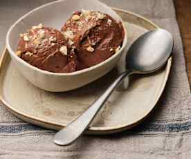 Chocolate, Banana and Almond Ice Cream (No Added Sugar)