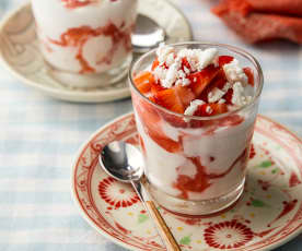 Coconut and Strawberry Eton Mess