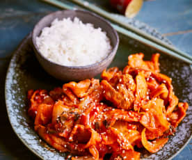 Boczek z kimchi