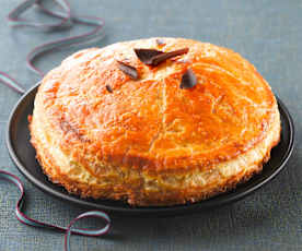 Galette des rois aux poires et au chocolat