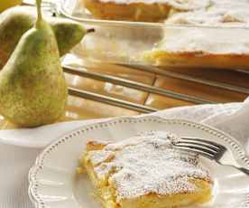 Tarta de manzana y pera