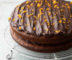 Chocolate Jaffa Cake (gluten free)