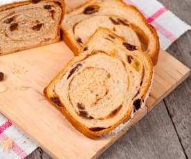 Sourdough Starter Discard Cinnamon Raisin Bread