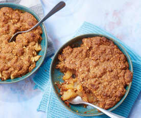 Crumble pomme-cannelle