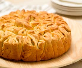 Herb and garlic pull-apart bread