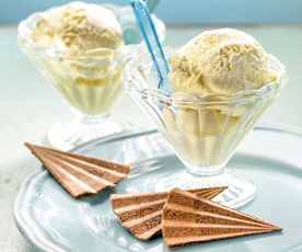Helado de vainilla