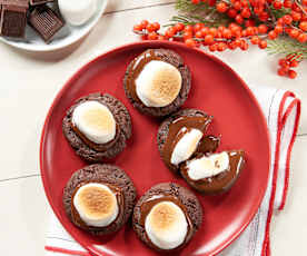 Gooey Hot Chocolate Cookie (Metric)