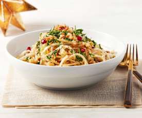 Spiralized Celery Root and Apple Salad