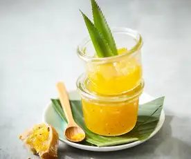 Confiture d'ananas à la vanille
