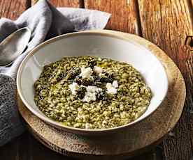 Risotto ricotta e spinaci