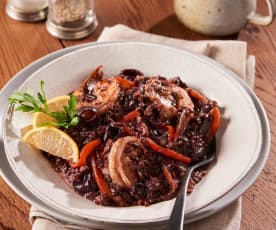 Black Rice Risotto with Mixed Seafood