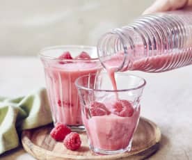 Kokos-Hibiskus-Shake (Pink Drink)
